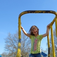 Jenna at the park love you daddy