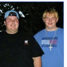Here is Jason with his brother Timmy who passed away February 2020. 