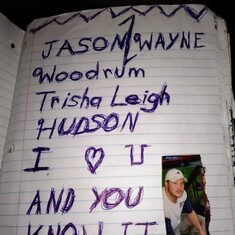 Letters Jason lead me..  I treasure them now..  With all I have