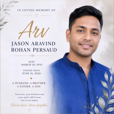 JASON ARAVIND ROHAN PERSAUD