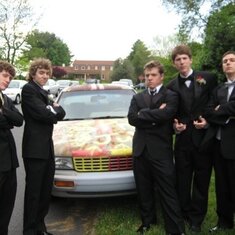 prom with the car