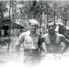 Orville and Jay on Okinawa during WWII.