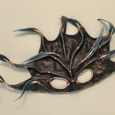 Leather mask created by Jay (in a private collection)