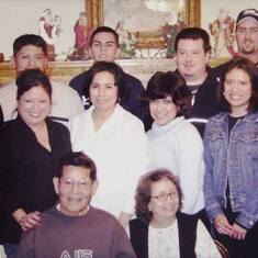 Almost all he cousins and the Granparents.  Andrew, Brian, Pete, Jay, Anthony, Bobby, Jennifer, Melissa, Kim, and Amy.