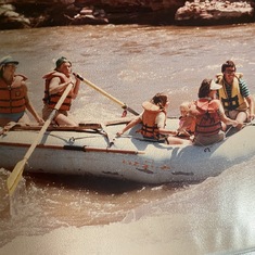 He loved adventures, such as white water rafting