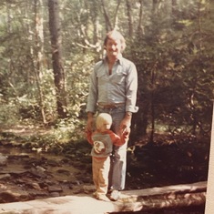 We shared many vacations together such as camping in the Smokies