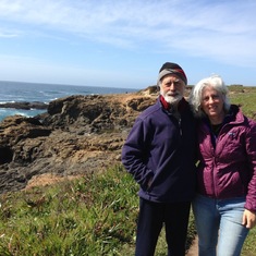 Jay and Ann at Mendocino Headlands