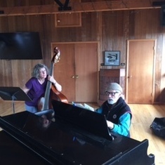 Jay and Cynthia playing at Preston Hall (Tuesday lunch program)