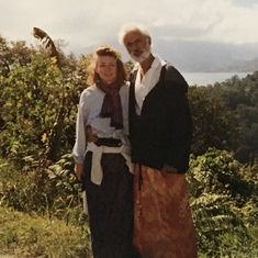 Jay & Glynda in the highlands of Bali