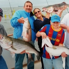 Great day catching on Chesapeake Bay.  Peter F.