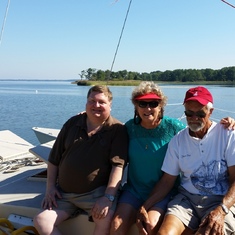 Sept. 18, 2105, Jack, Laura, and Larry Puckett, after our return from Block Island RI