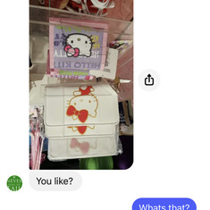 He always remembers me when he sees Hello Kitty Stuff! 