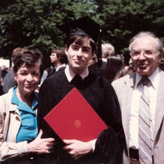 Jean at Carl's Graduation 1984