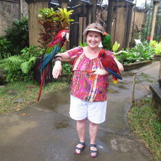 Friends from the bird park in Indonesia