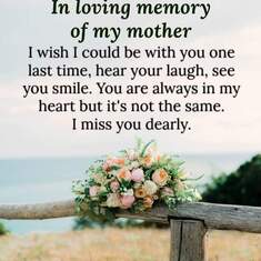 Thinking of you mum on your birthday ❤⚘