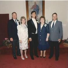 L to R:  Kenneth, Carolyn, Kristopher, Jeanine, Robert.  June 1993, Fairbanks AK