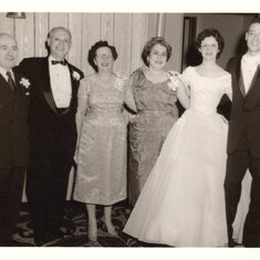 Jeanne and Abner wedding March 1956