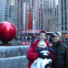 Jeannie Carlo and Luca in NY