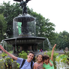 Central Park with Zea and Luna Weiss-Wynne August 2013