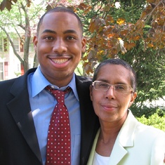 Mom and Nate Anderson, on a visit to Maryland