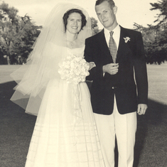 Jean & Barry - wedding - 1949