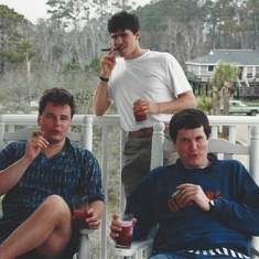Doug, Grant & Jeff in Florida's Pan Handle 1996