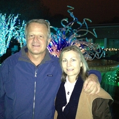 Ann and Jeff at Botanical Gardens
