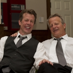 Jeff and Dave at wedding