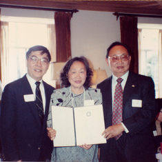 w/Dr Chang-Lin Tien, UC Berkeley chancellor 1990-97