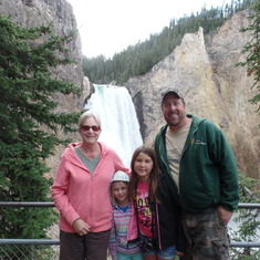 We climbed down 300 steps inside Yellowstone canyon,