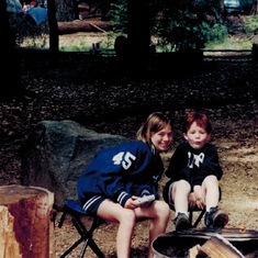 Camping at Big Basin April 97
