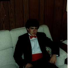 Jeff all dressed up
