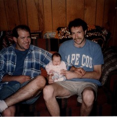 Lily with Uncle Jeff and Daddy