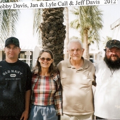 Bobby Davis, Jan & Lyle Call and Jeff Davis - 2012