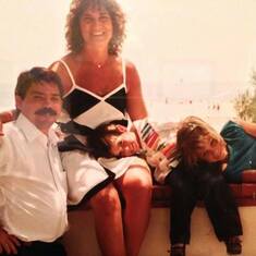 Earlier days - Jeff, Debbie, Ryan, and Mandy Circa 1984-5