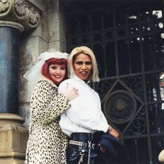 Jennie and Lonnie - wedding day 1997