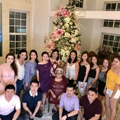 The cousins with Ama....Family Christmas 2017
