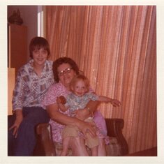Kay, Grandma Esther and Artie 1976