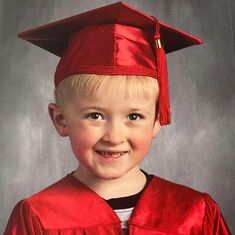 Great Grandson Beau Thomas Wisher - Kindergarten Graduation 2021 Mother is Keegan WisherV