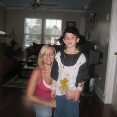Look at Ethan His Mommy helped him dress up like a Gangster.. I remember her sending be this pic she was so pround.. and she will always be.