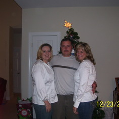 Jennifer with her Brother Adrain & Her Mama Christmas 2007 at her Aunt Sissy's...