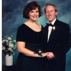 Jen and Larry, Saugus High School Prom, 1996