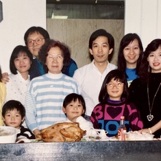 Thanksgiving dinner at Eliza & Wai Kim’s home in Toronto