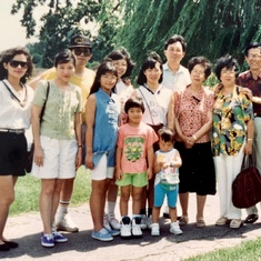 At Gallup Park in Ann Arbor, Michigan. Venus’s parents visiting from Hong Kong.