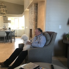 Jerry and his dog Putter.