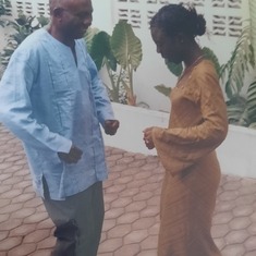 Papa - dancing with Anita :)
