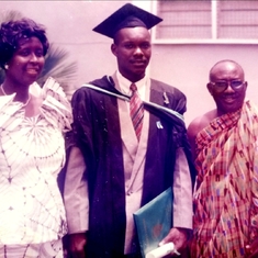 Edem's Graduation. KNUST 1996