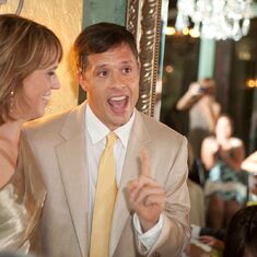 Jeremy telling a story of me at my wedding.
Julie Tauzin