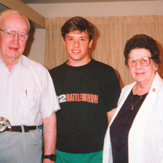 Grandpa Tom Burke, Jeremy, Grandma Mary Lyons Burke