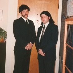 1995, Halloween, Jeremy as Jules and Josh as Vincent Vega